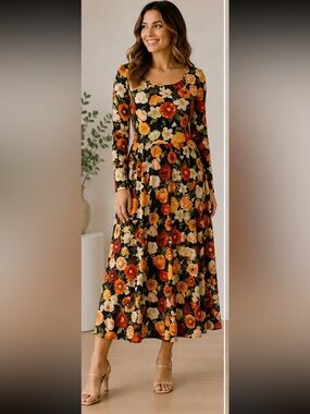 Lularoe Ryane Floral Dress XXL